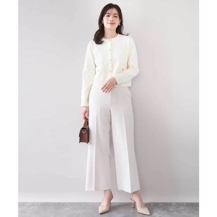 ジャケットライクニットカーディガン/洗える/WEB限定 | OFUON | 詳細画像25 