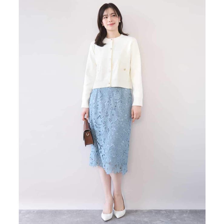 ジャケットライクニットカーディガン/洗える/WEB限定 | OFUON | 詳細画像26 