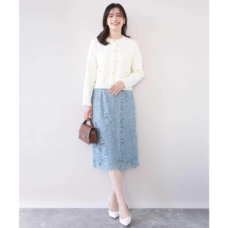 ジャケットライクニットカーディガン/洗える/WEB限定 | OFUON | 詳細画像27 