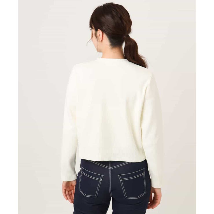 ジャケットライクニットカーディガン/洗える/WEB限定 | OFUON | 詳細画像33 