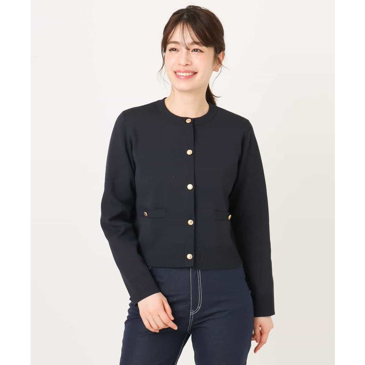 ジャケットライクニットカーディガン/洗える/WEB限定 | OFUON | 詳細画像39 