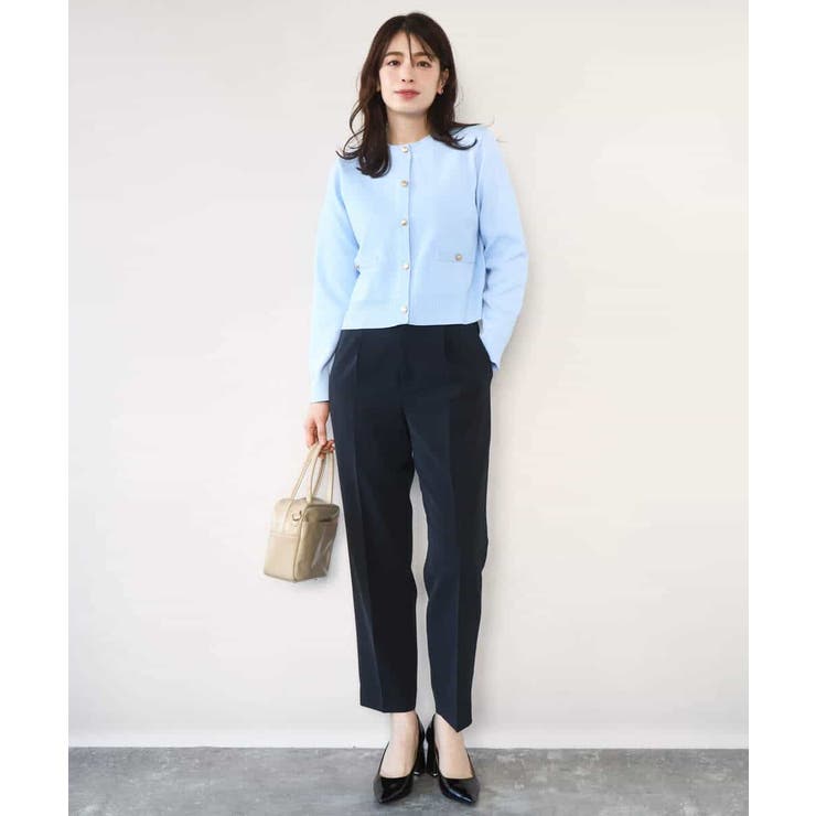 ジャケットライクニットカーディガン/洗える/WEB限定 | OFUON | 詳細画像4 