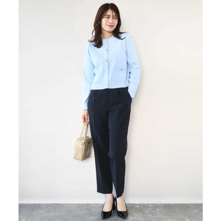 ジャケットライクニットカーディガン/洗える/WEB限定 | OFUON | 詳細画像5 