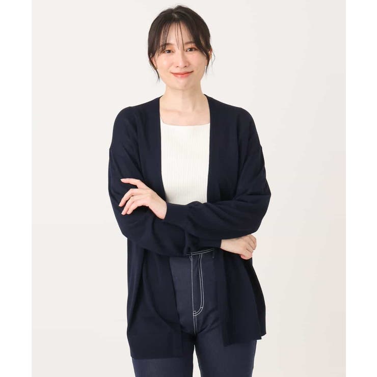 着流しカーディガン/接触冷感/洗える/WEB限定サイズあり | OFUON | 詳細画像23 