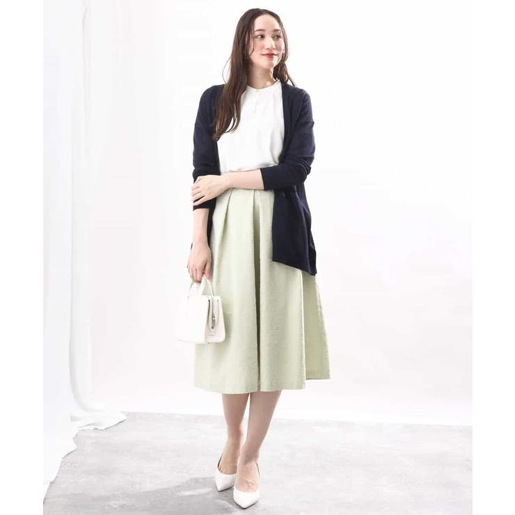 着流しシアーニットカーディガン/洗える | OFUON | 詳細画像22 