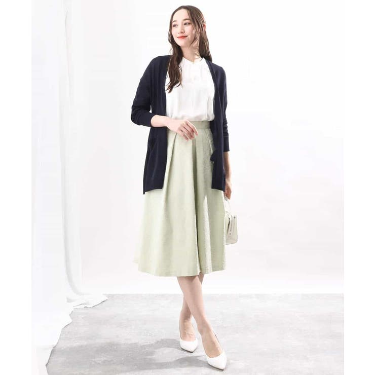 着流しシアーニットカーディガン/洗える | OFUON | 詳細画像23 