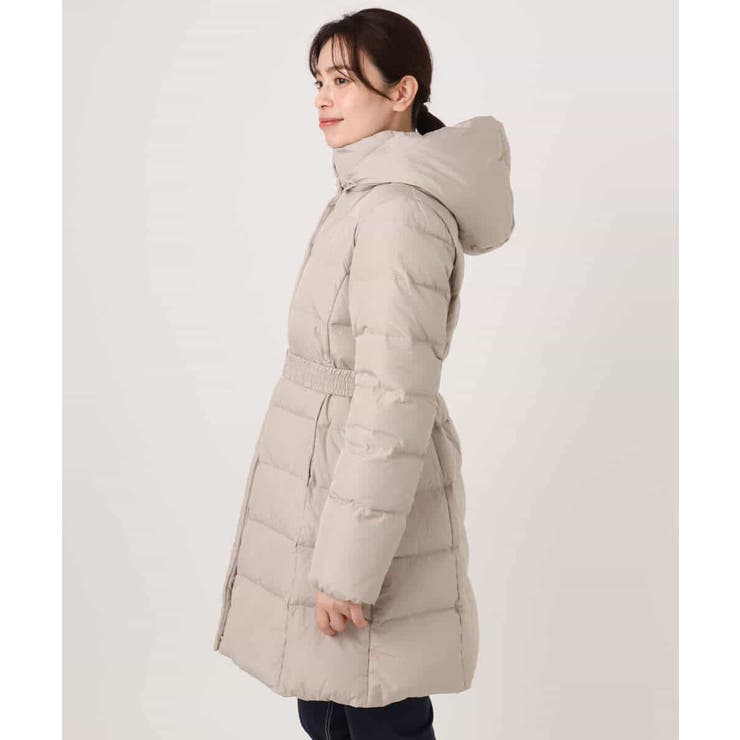 ベルト付きスムースタフタロングダウン/WEB限定サイズあり | OFUON | 詳細画像14 