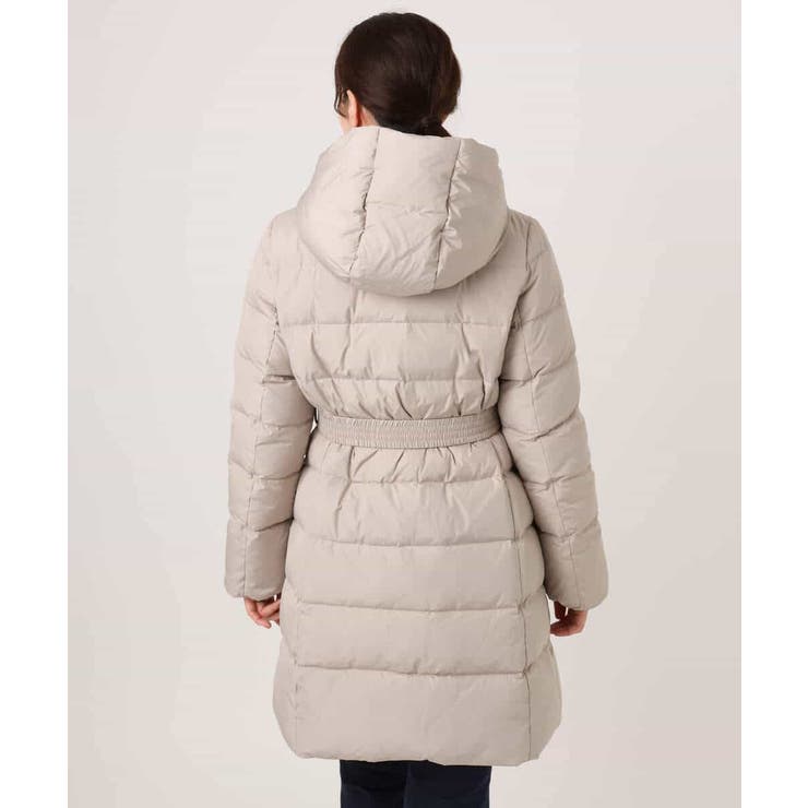 ベルト付きスムースタフタロングダウン/WEB限定サイズあり | OFUON | 詳細画像15 