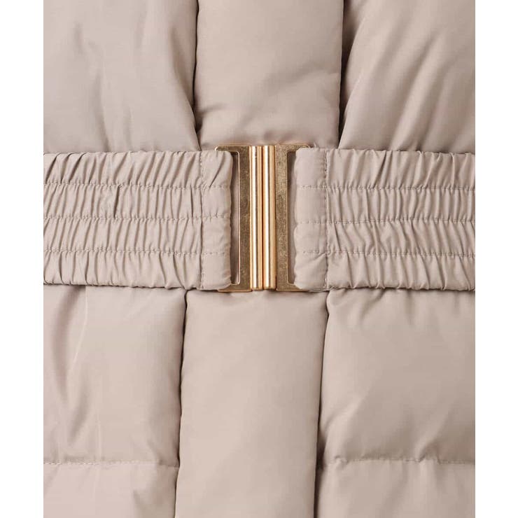 ベルト付きスムースタフタロングダウン/WEB限定サイズあり | OFUON | 詳細画像21 