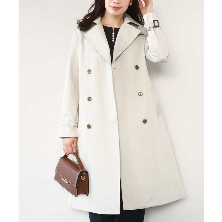 ベージュ | ベーシックツイルトレンチコート/洗える/WEB限定 | OFUON