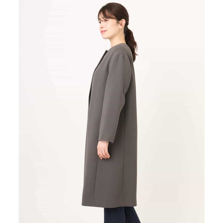 ベーシックノーカラーコート/洗える/WEB限定 | OFUON | 詳細画像14 