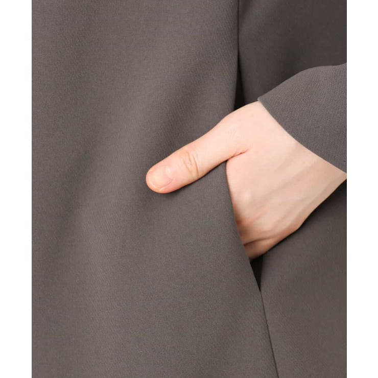 ベーシックノーカラーコート/洗える/WEB限定 | OFUON | 詳細画像18 