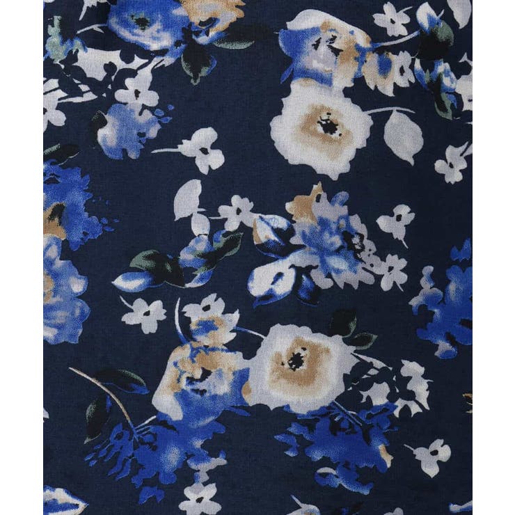 クラシックフラワープリント シフォンブラウス/洗える | MK MICHEL KLEIN | 詳細画像13 