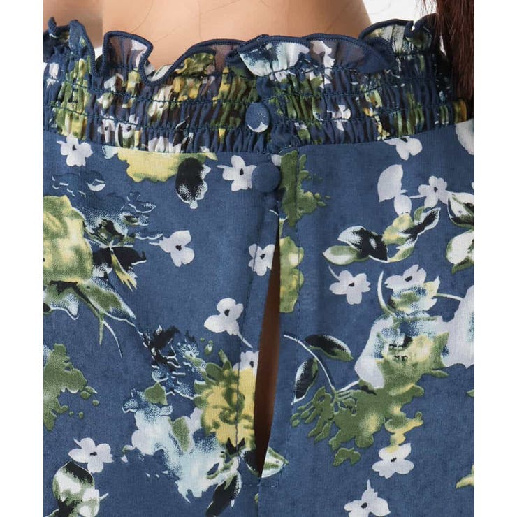 クラシックフラワープリント シフォンブラウス/洗える | MK MICHEL KLEIN | 詳細画像21 