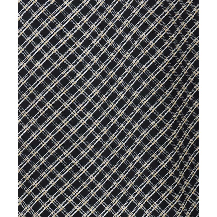 チェック柄ボウタイシフォンブラウス/洗える | MK MICHEL KLEIN | 詳細画像41 