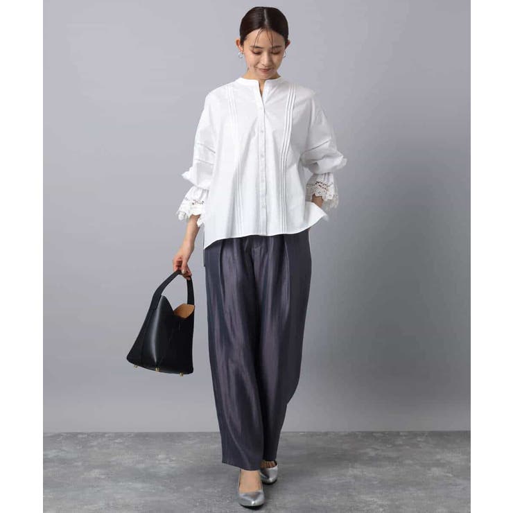 コットンレースブラウス/洗える | MK MICHEL KLEIN | 詳細画像11 