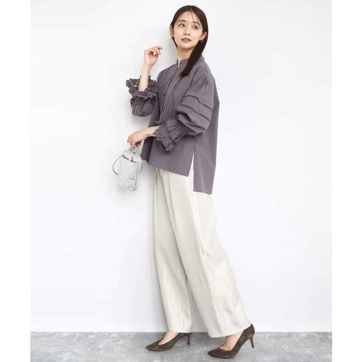 コットンレースブラウス/洗える | MK MICHEL KLEIN | 詳細画像20 