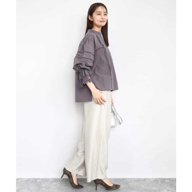 コットンレースブラウス/洗える | MK MICHEL KLEIN | 詳細画像21 