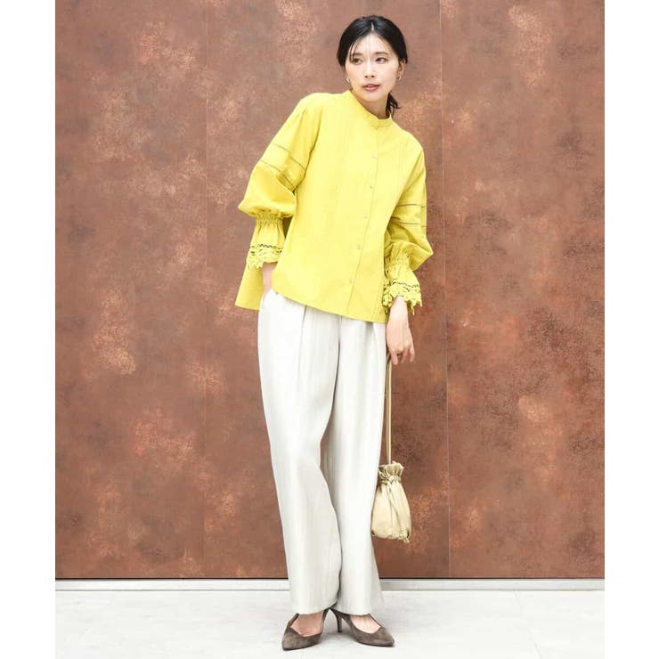 コットンレースブラウス/洗える | MK MICHEL KLEIN | 詳細画像25 