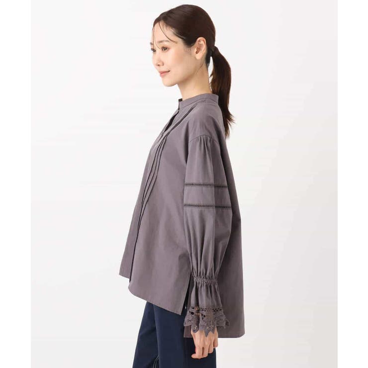 コットンレースブラウス/洗える | MK MICHEL KLEIN | 詳細画像27 