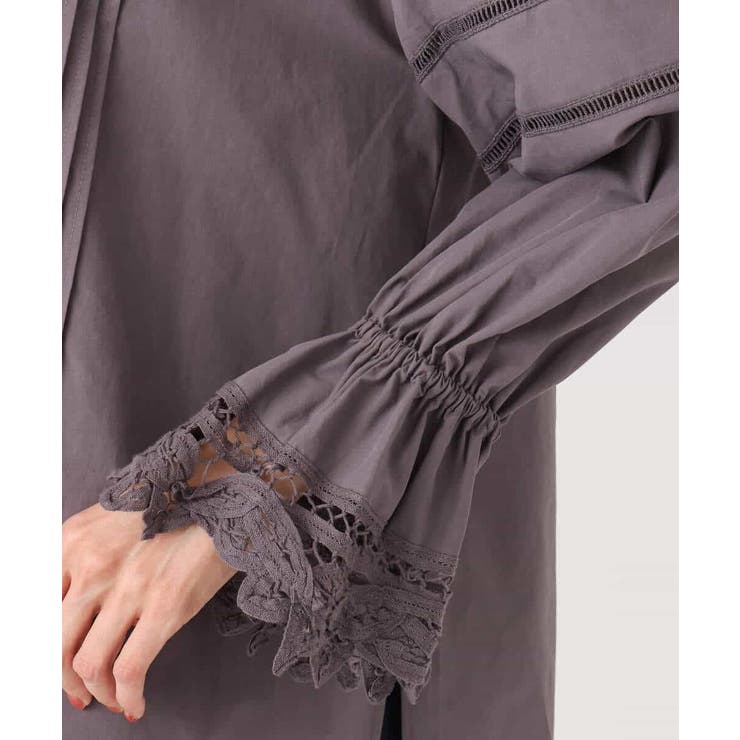 コットンレースブラウス/洗える | MK MICHEL KLEIN | 詳細画像31 