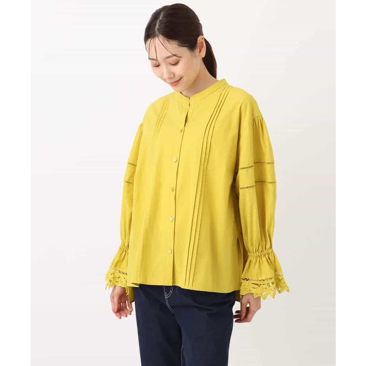 コットンレースブラウス/洗える | MK MICHEL KLEIN | 詳細画像36 