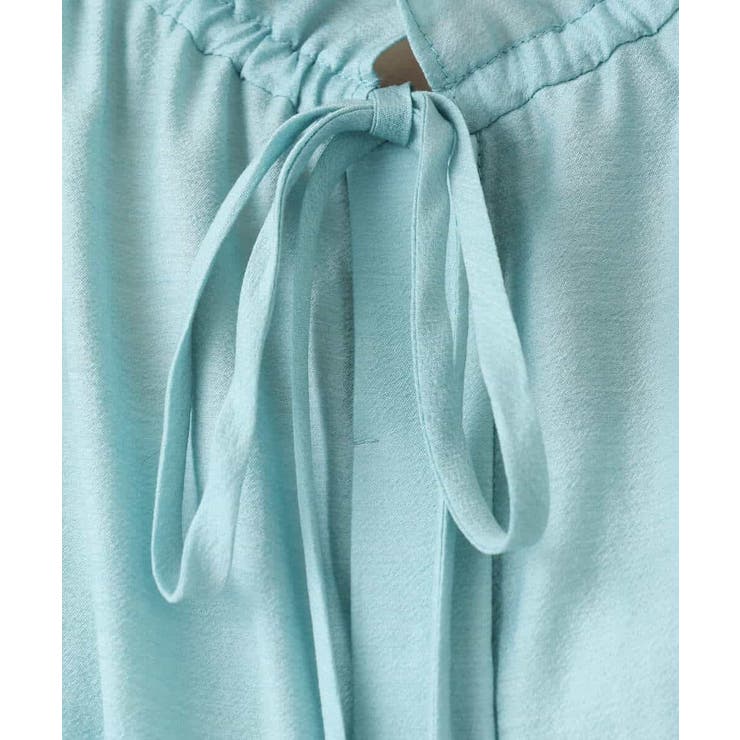 フリルネックディティールブラウス/洗える | MK MICHEL KLEIN | 詳細画像18 