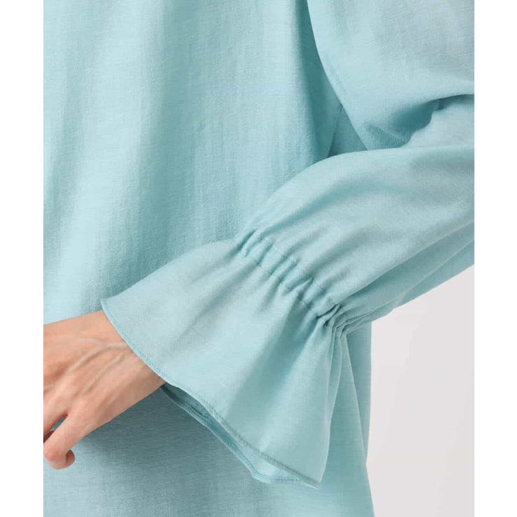 フリルネックディティールブラウス/洗える | MK MICHEL KLEIN | 詳細画像19 