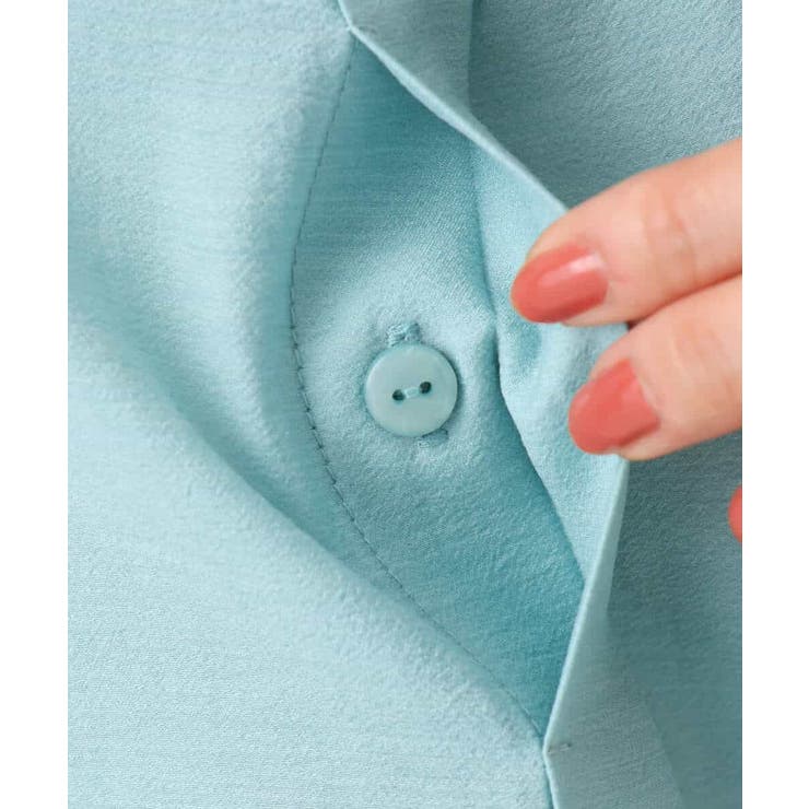 フリルネックディティールブラウス/洗える | MK MICHEL KLEIN | 詳細画像22 