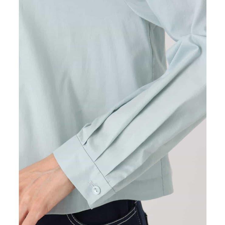 フロントフリルデザインブラウス/洗える | MK MICHEL KLEIN | 詳細画像21 