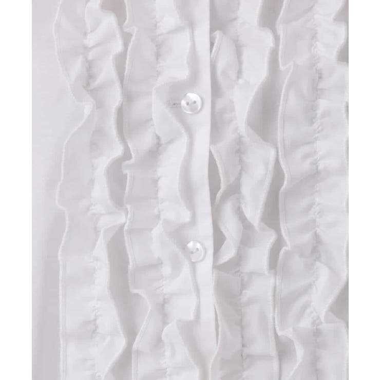 フロントフリルデザインブラウス/洗える | MK MICHEL KLEIN | 詳細画像25 