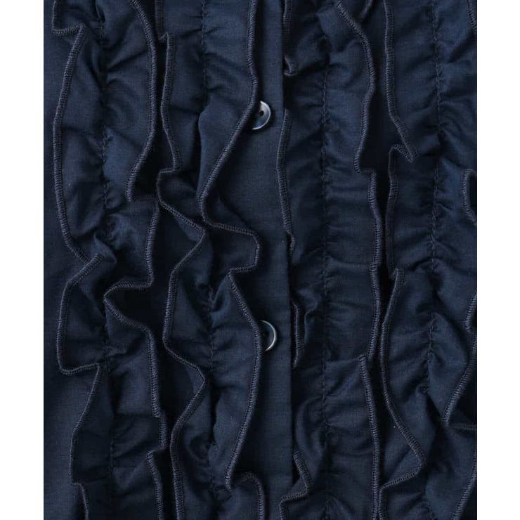 フロントフリルデザインブラウス/洗える | MK MICHEL KLEIN | 詳細画像27 