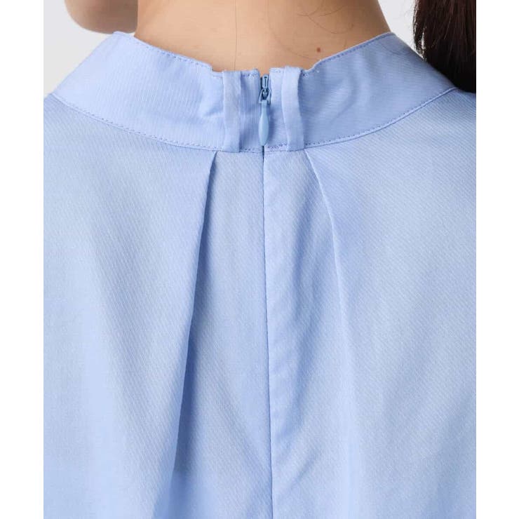 ボウタイ付きスタンドネックコットンブラウス/洗える | MK MICHEL KLEIN | 詳細画像35 