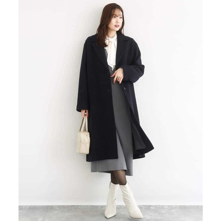 パウダーサテン ボウタイブラウス/洗える | MK MICHEL KLEIN | 詳細画像11 