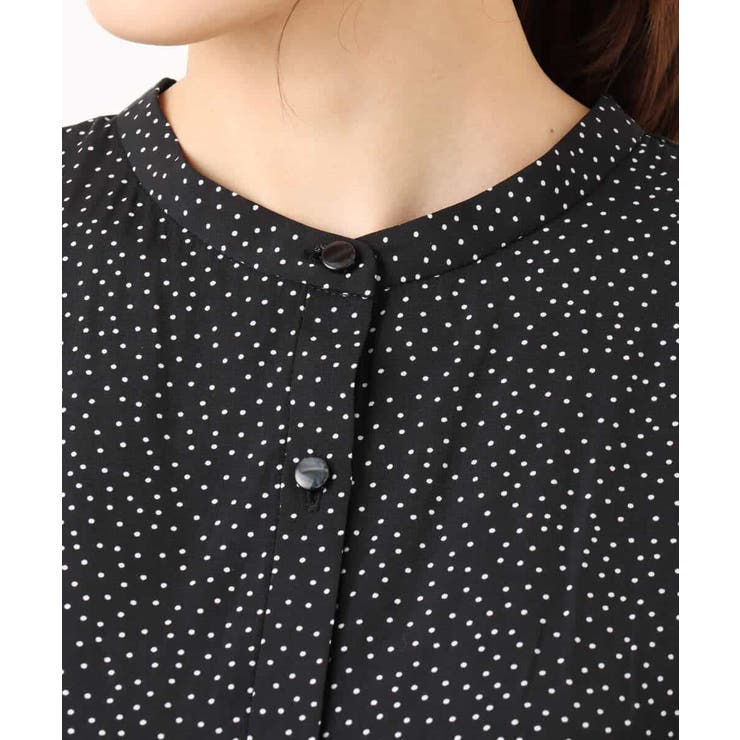 パウダーサテン ボウタイブラウス/洗える | MK MICHEL KLEIN | 詳細画像40 