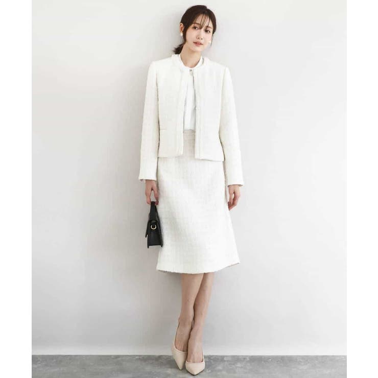 ボウ付きバンドカラーブラウス/洗える | MK MICHEL KLEIN | 詳細画像20 