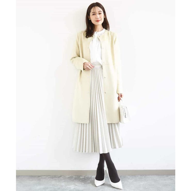 ボウ付きバンドカラーブラウス/洗える | MK MICHEL KLEIN | 詳細画像28 