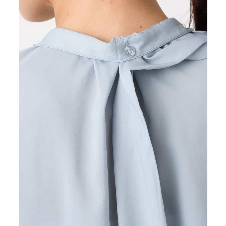 ボウ付きバンドカラーブラウス/洗える | MK MICHEL KLEIN | 詳細画像47 