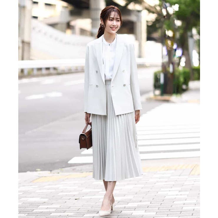 ボウ付きバンドカラーブラウス/洗える | MK MICHEL KLEIN | 詳細画像7 