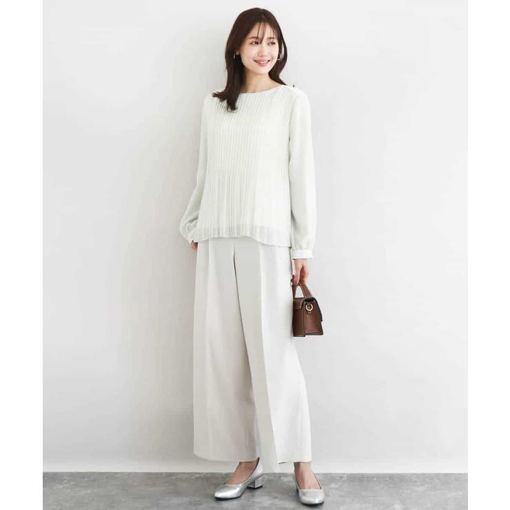 プリーツデザインブラウス/洗える | MK MICHEL KLEIN | 詳細画像14 