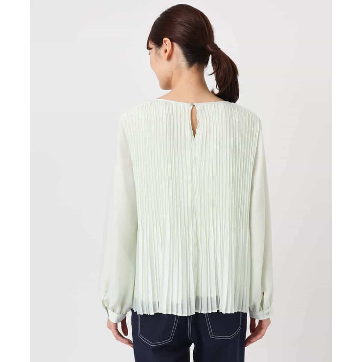 プリーツデザインブラウス/洗える | MK MICHEL KLEIN | 詳細画像18 