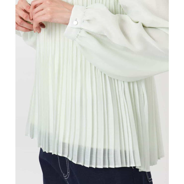 プリーツデザインブラウス/洗える | MK MICHEL KLEIN | 詳細画像22 