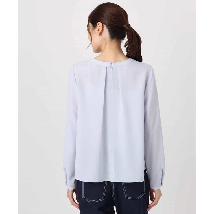 マルチwayボウタイブラウス/洗える | MK MICHEL KLEIN | 詳細画像26 