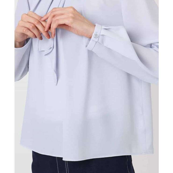 マルチwayボウタイブラウス/洗える | MK MICHEL KLEIN | 詳細画像31 