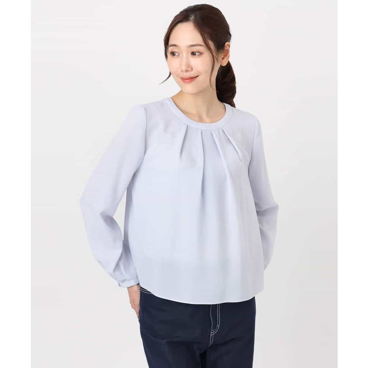 マルチwayボウタイブラウス/洗える | MK MICHEL KLEIN | 詳細画像37 