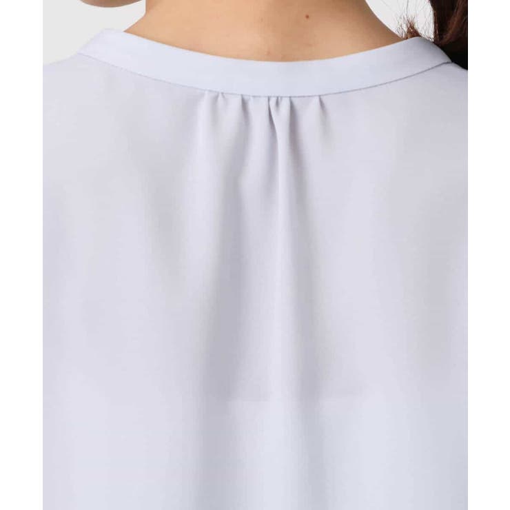 ラッフルフリルブラウス/洗える | MK MICHEL KLEIN | 詳細画像14 