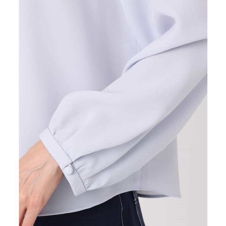 ラッフルフリルブラウス/洗える | MK MICHEL KLEIN | 詳細画像15 