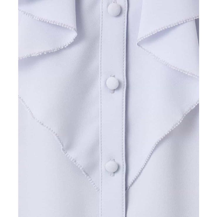 ラッフルフリルブラウス/洗える | MK MICHEL KLEIN | 詳細画像17 