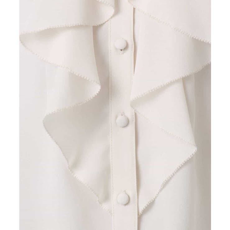 ラッフルフリルブラウス/洗える | MK MICHEL KLEIN | 詳細画像19 