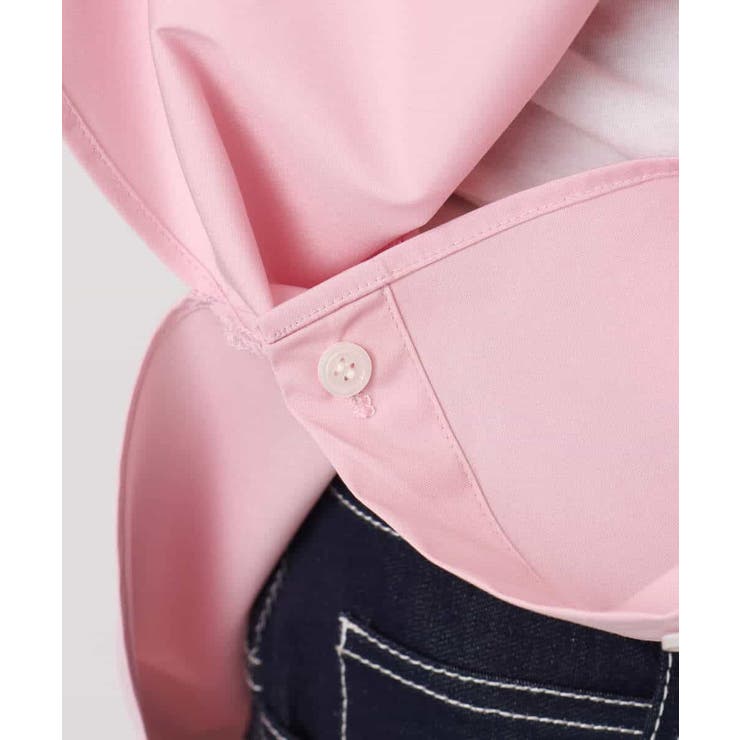 コットン混ベーシックシャツ（無地）/接触冷感/防シワ/洗える | MK MICHEL KLEIN | 詳細画像58 